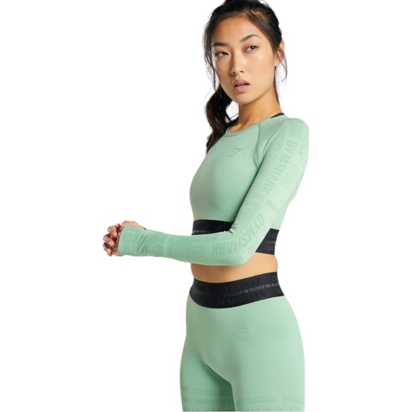 Gymshark VISION LONG SLEEVE CROP TOP - Picture 5 of 11